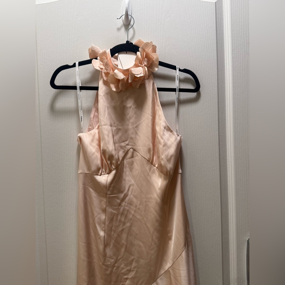 Sonya Moda Noelle gown Maxi Dress in Rose Wedding Guest Cocktail size S NWT - Picture 9 of 10